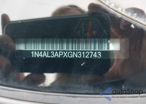 2016 Nissan Altima 2.5 S from USA, damaged, VIN 1N4AL3APXGN312743